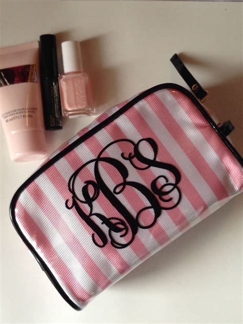 Designer Makeup Bag, Cosmetic Pouch in Monogram .